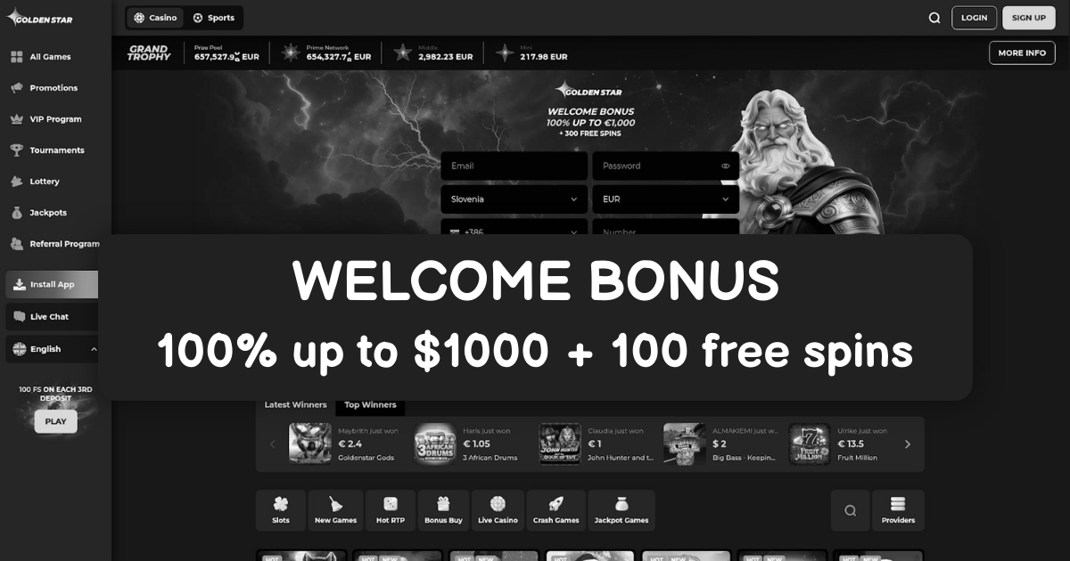 Golden Star Casino - Canada's Fast Payout Casino